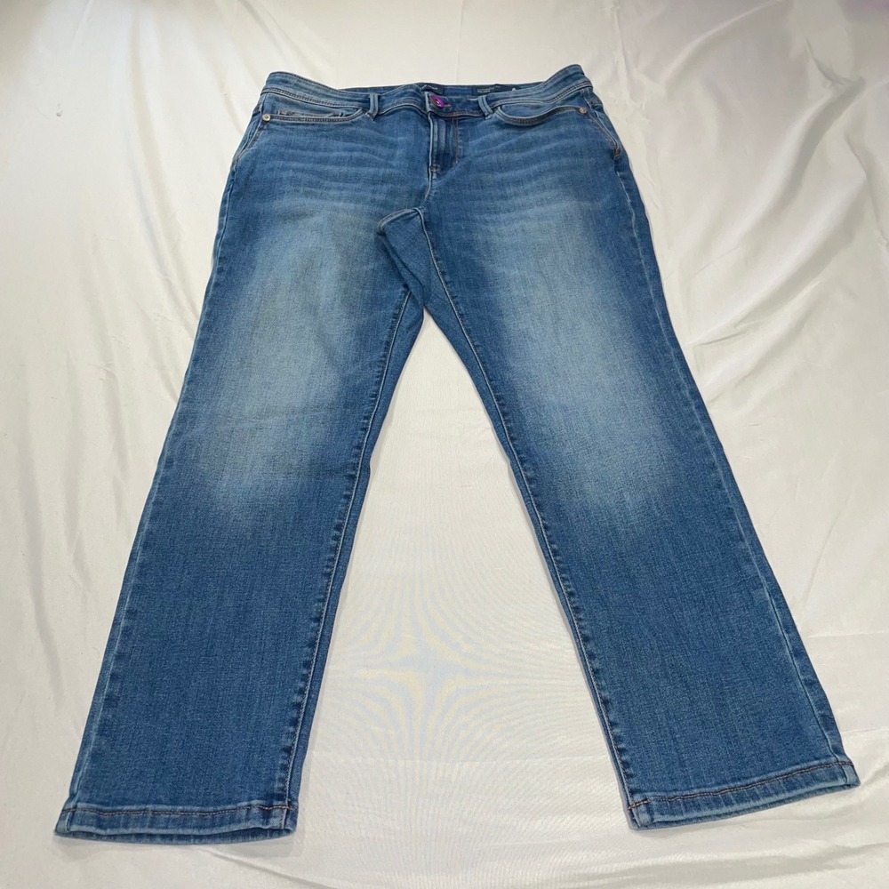 J.Jill Denim Authentic Fit Slim Ankle Jeans Blue Medium Wash 8P Petite